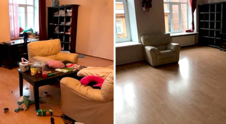 Поддерживающая уборка 4-х комнатной квартиры