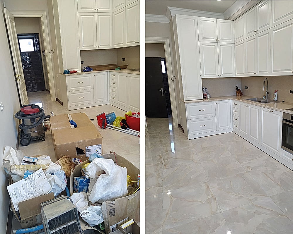 Уборка дома 200 м2 после строительства 