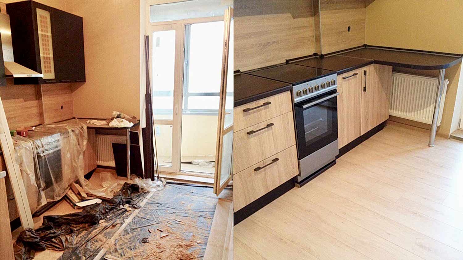 Уборка после ремонта 2-х комнатной квартиры 1000 м