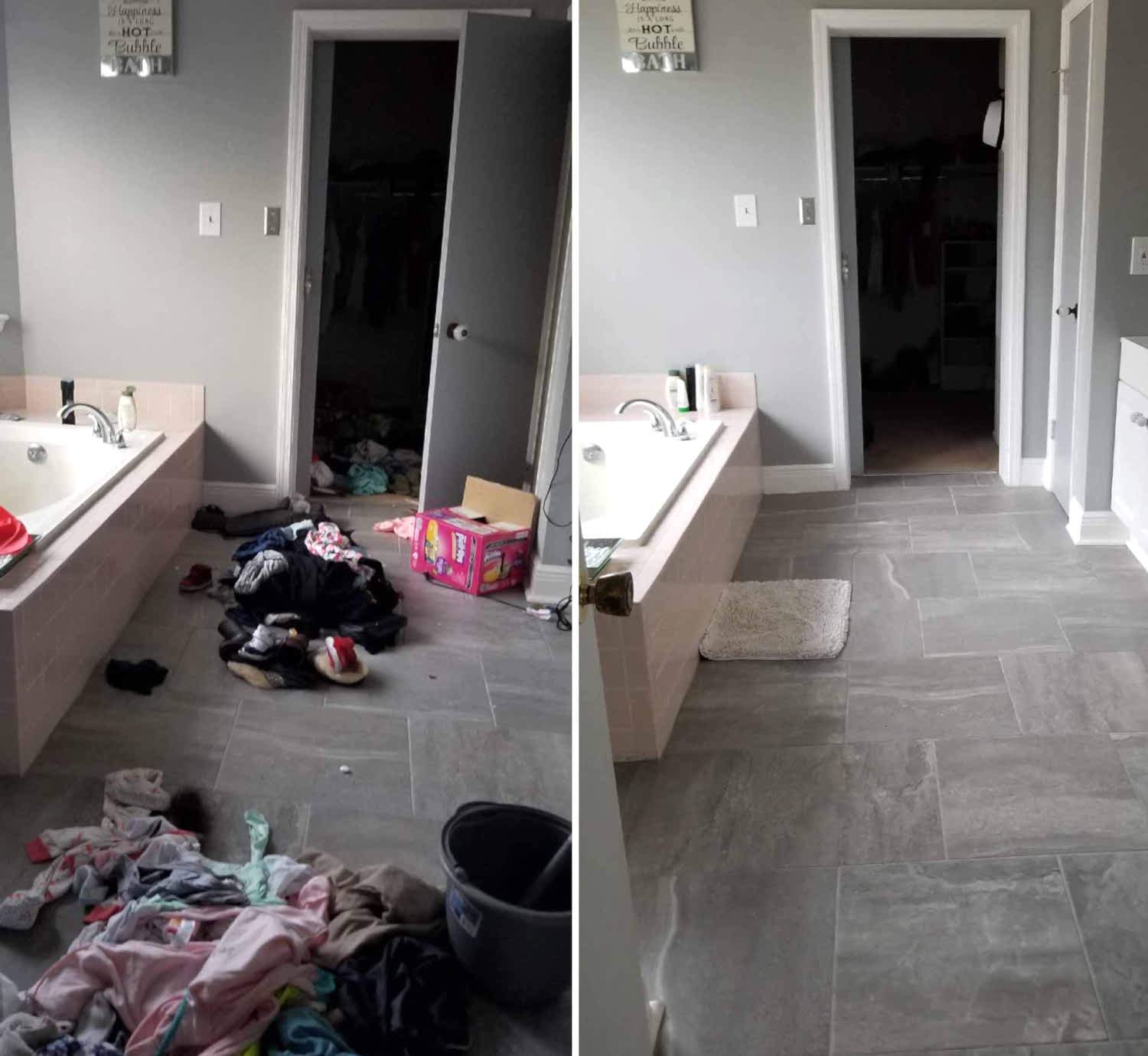 Уборка в ванной комнате 4 м2