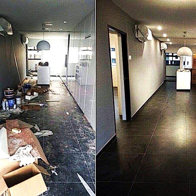 Уборка офиса после ремонта