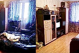 Уборка трехкомнатной квартиры