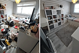 Уборка комнаты 12 м2 в двухкомнатной квартире за 9 300 руб.