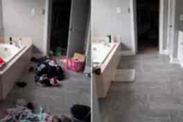 Уборка в ванной комнате 4 м2