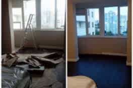 Генеральная уборка 2-х комнатной квартиры за 3.5 ч.