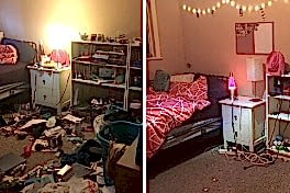 Генеральная уборка в комнате 12 м2