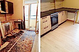 Уборка после ремонта 3-х комнатной квартиры за 5 ч.