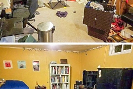 Генеральная уборка в комнате