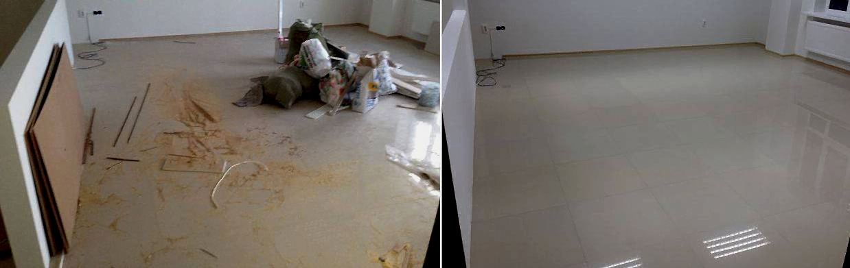 Уборка офиса 60 м2 после ремонта