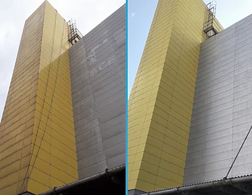 Высотная мойка окон и фасадов