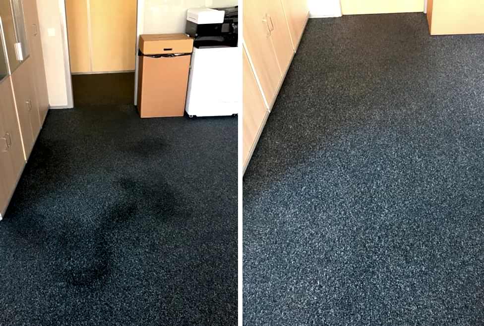 Химчистка ковролина в офисе