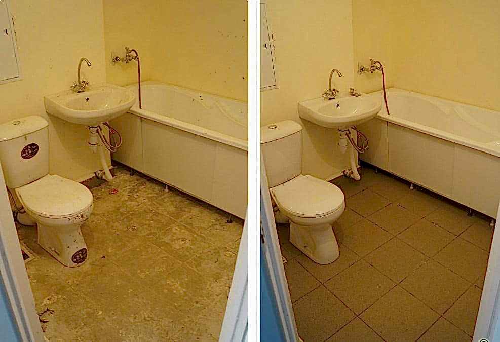 Уборка после ремонта в ванной Уборка после ремонта в ванной