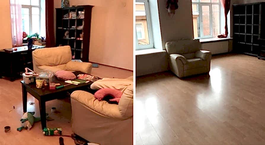 Поддерживающая уборка 4-х комнатной квартиры