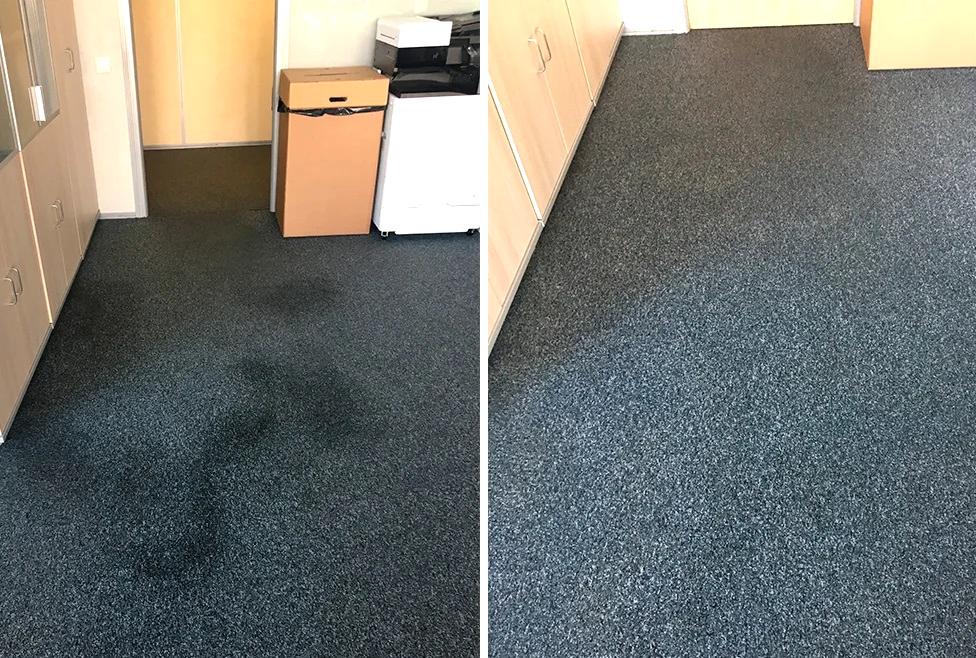 Химчистка ковролина в офисе