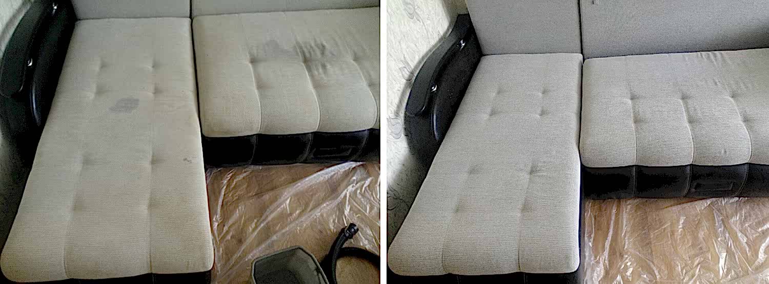 Химчистка светлого дивана Химчистка светлого дивана