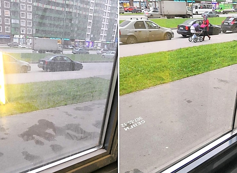 Мытье окон в бизнес-центре