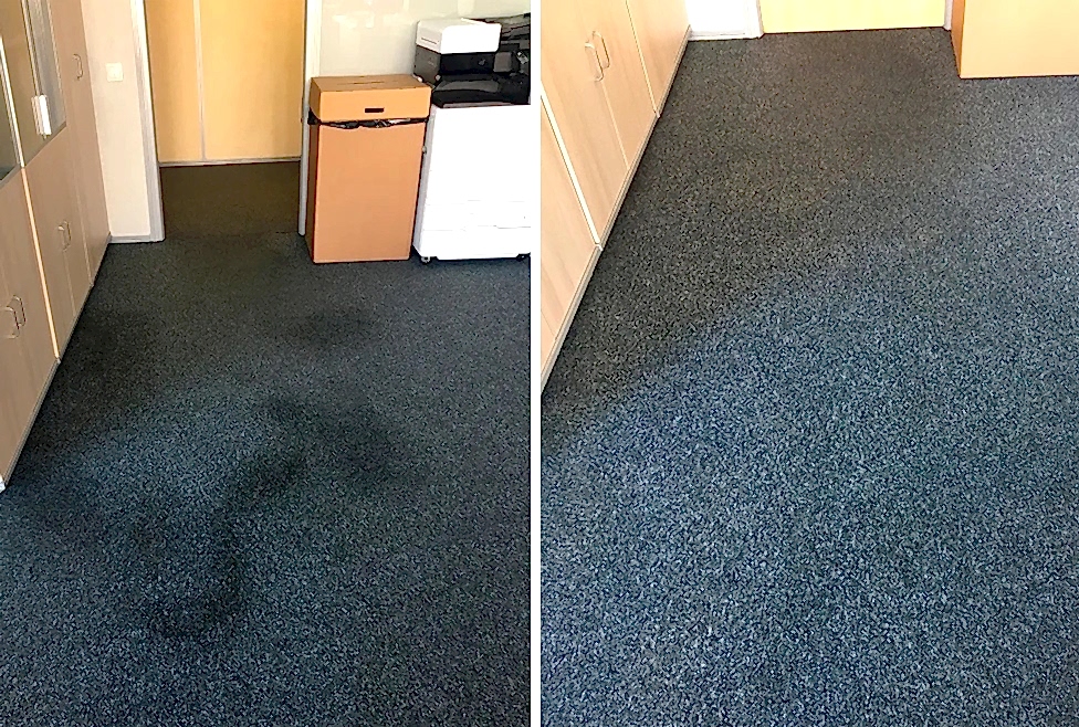 Химчистка ковролина в офисе