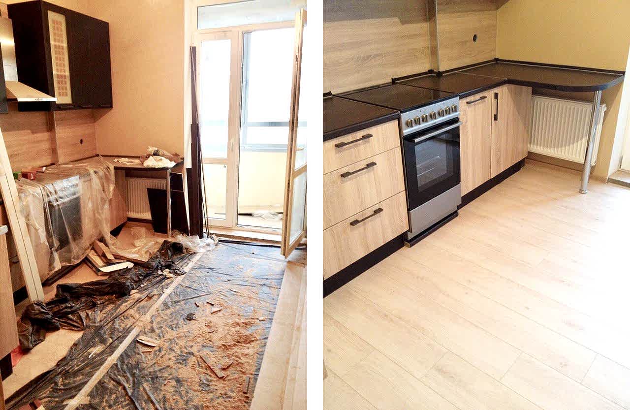 Уборка после ремонта 3-х комнатной квартиры за 5 ч.