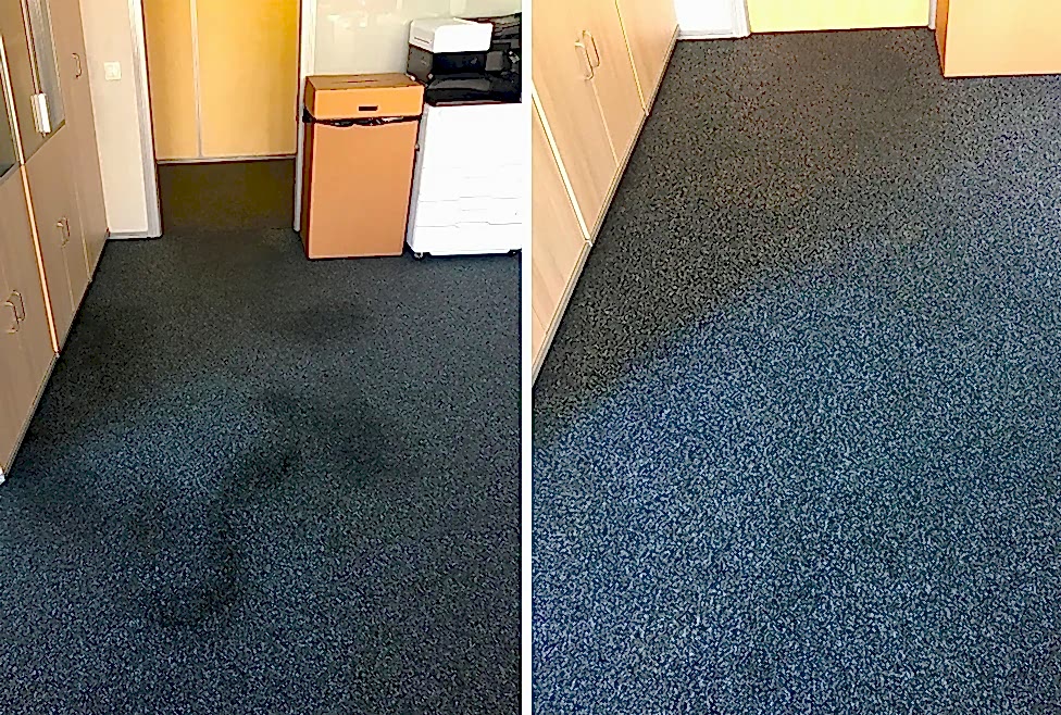 Химчистка ковролина в офисе