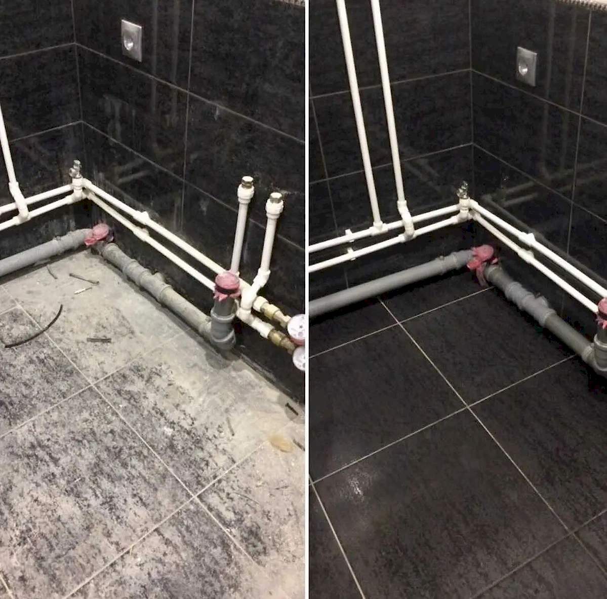 Уборка после ремонта в ванной комнате