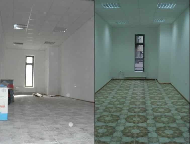 Уборка офиса 50 м2 после ремонта