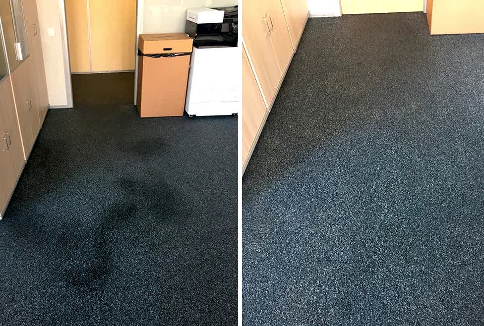 Химчистка ковролина в офисе