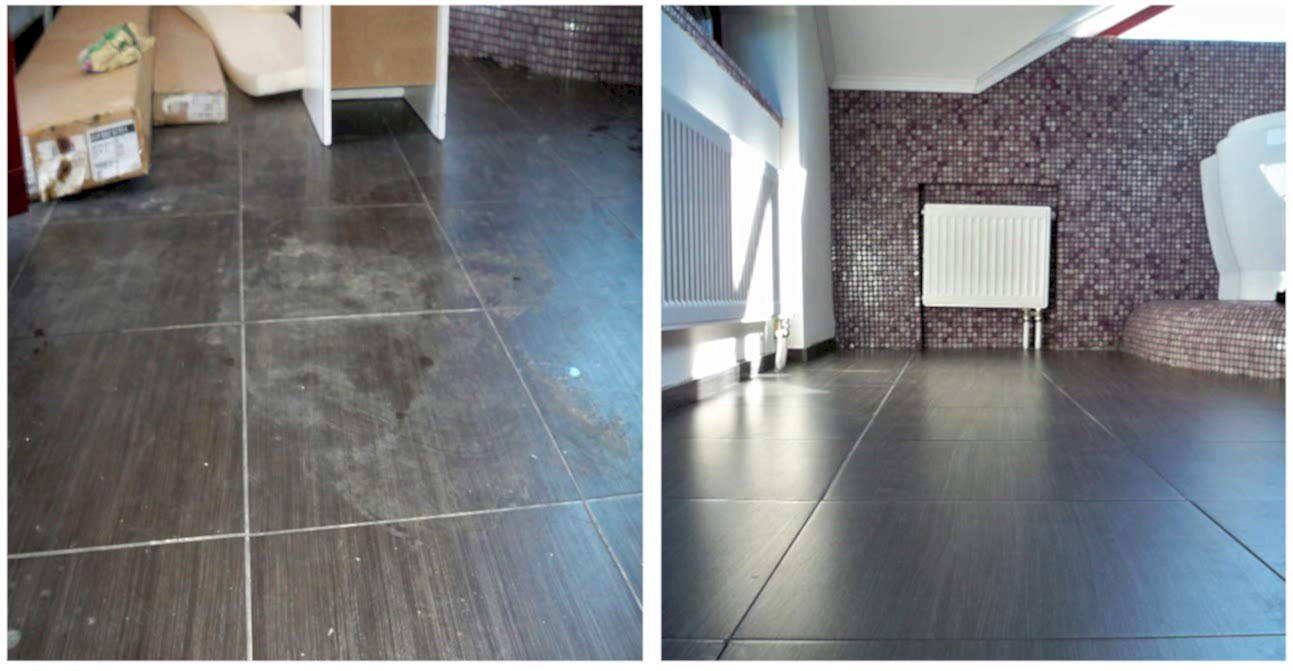 Уборка после ремонта в ванной комнате 10 м2