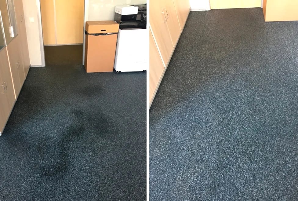 Химчистка ковролина в офисе