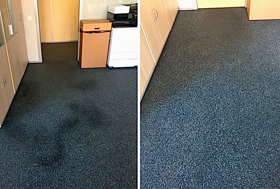 Химчистка ковролина в офисе