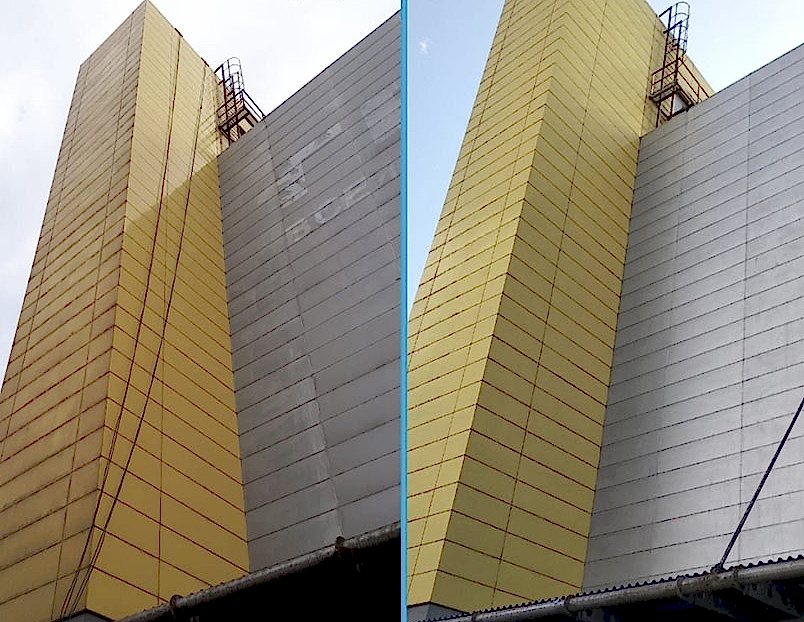 Высотная мойка окон и фасадов