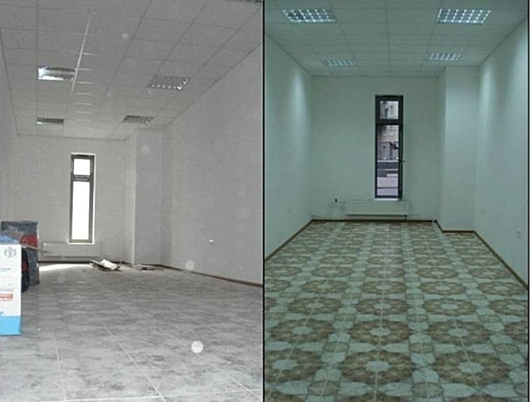 Уборка офиса 50 м2 после ремонта