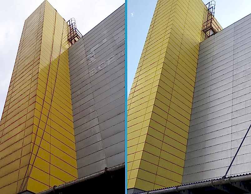 Высотная мойка окон и фасадов